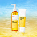 ma:nyo Pure Cleansing Oil 6.7fl oz + Pure & Deep Cleansing Foam 6.7fl oz Korean Facial Cleanser, Blackhead Melting, Daily Makeup Removal with Argan Oil