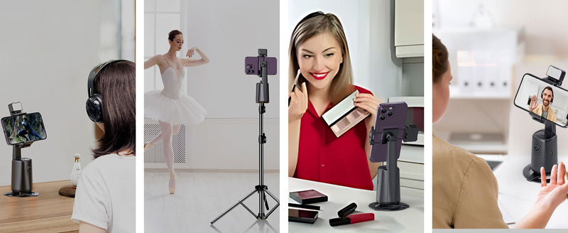 Unitedtime Auto Face-Tracking Tripod for Smartphone with No App Required