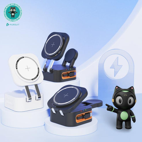 2025 4-in-1 Multi-Device Charging Cable Fast Charging Compatible with iPhone Android Apple Watch & AirPods Series Portable Design for Travel & Home Use