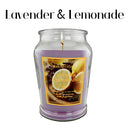 12oz Scented Candle in Glass Jar, 70+ Hours Long Lasting Burn, Eco-Friendly Candle with Eucalyptus, Mango, Apple, Vanilla Cream, Lavender Lemon & Linen Scents,Idea Gifts.