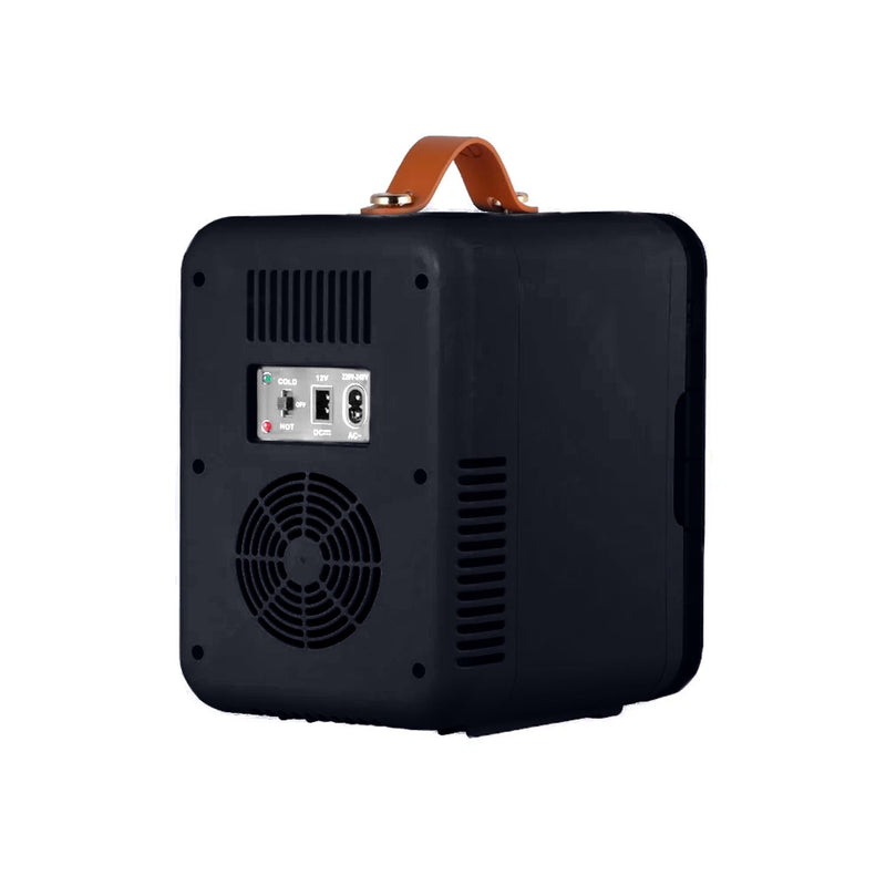 Portable 5L Mini Fridge/Warmer with Cold & Hot Functions, 12V Car & 110V Home Power + Handle