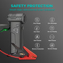 5-in-1 Jump Starter with Air Duster, Portable Vacuum, 2000A Car Battery Booster, Air Inflator/Deflator, 8000mAh Power Bank - 130000RPM Blower Fan Multi-Function Emergency Tool for Car &amp; Outdoor Use