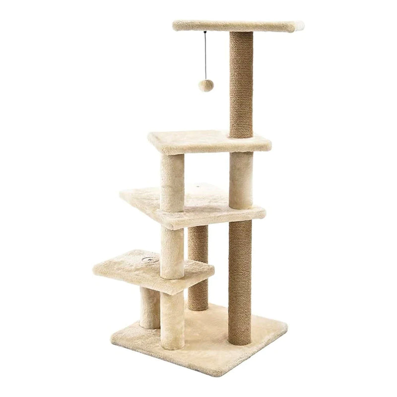 Amazon Basics Multi-Platform Cat Condo Tree Tower With Scratching Post