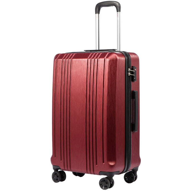 Luggage Suitcase PC+ABS with TSA Lock Spinner, Hardshell Lightweight Luggage