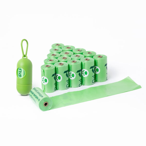 Biodegradable Dog Waste Bags with Dispenser