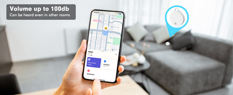 Allmatt Tag Tracker Bluetooth SmartTag Key and Device Finder with Apple Find My App