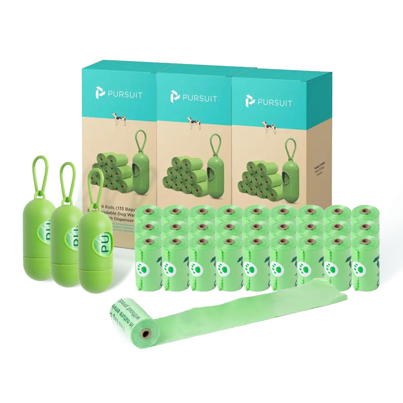 Biodegradable Dog Waste Bags with Dispenser