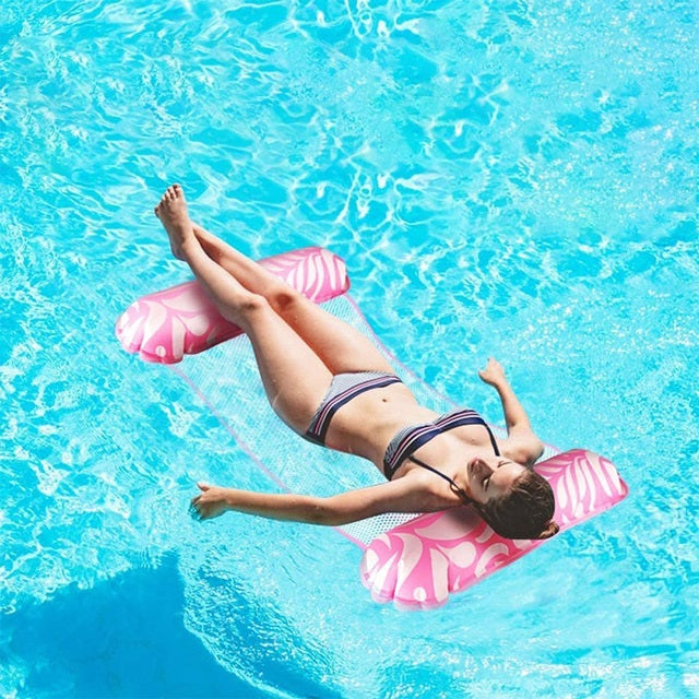 Inflatable Water Hammock Aqua Loungers for Swimming Pool or Beach