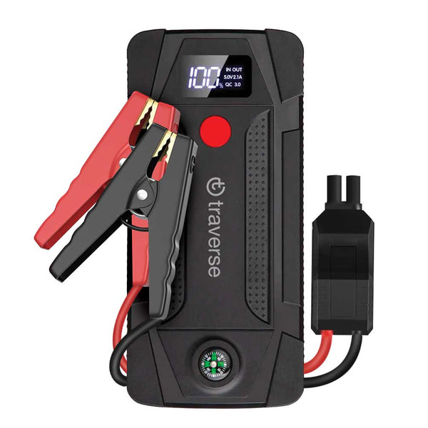 Traverse Smart 12V Car Jump Starter with LCD Display