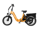 ActBest Triker Plus Folding 3-Wheel Electric Bike with 1200W Motor, 48V 15.6Ah Battery, Rear Rack, Shimano 7-Speed Shifter, Front Suspension, Hydraulic Brakes, and Headlight