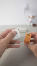 2025-1 PURSUIT GaN Multi-wire charging with Retractable USB-C & Lightning Folding Plug ,Charging Brick for iPhone and Android.