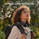 COOLIFY 2 Neck Air Conditioner, 5000 mAh Personal Cooler Neck Fan,Idea Gifts for Women& Men.