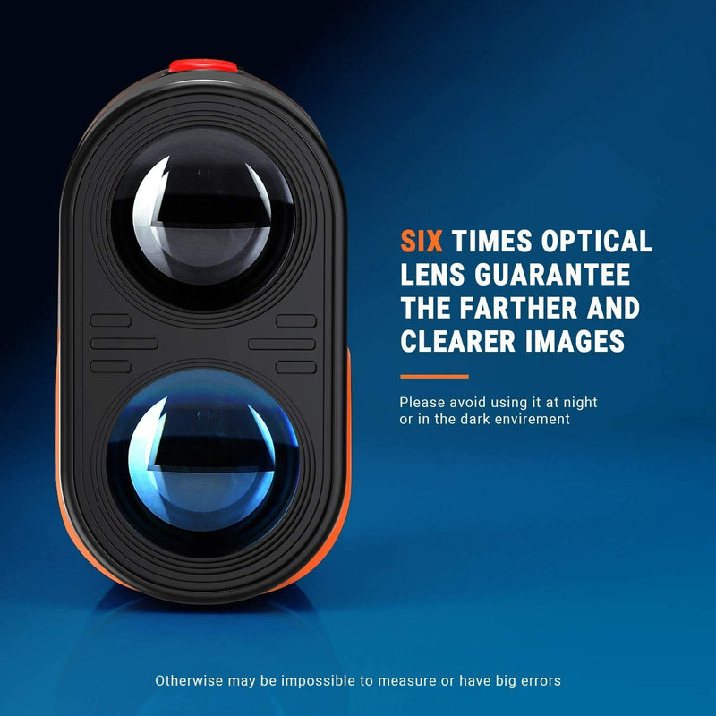 660-Yard 6X Laser Rangefinder for Golf with PinSensor Technology
