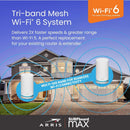 Arris Mesh Wi-Fi Network Bundle - Includes Two W121 Mesh Access Points and W6U for WiFi 6E Network Upgrade