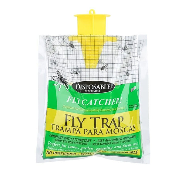 Disposable Fast Acting Outdoor Fly Trap (1 or 4-Pack)
