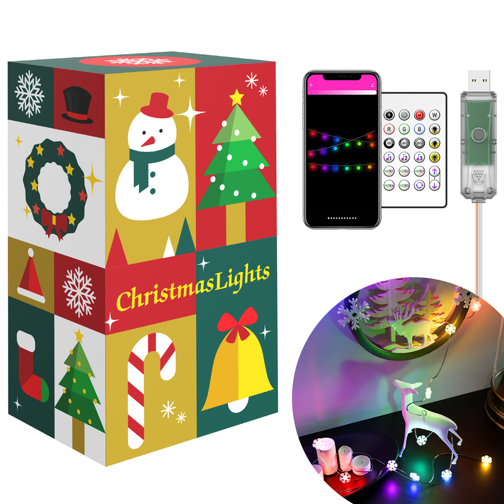 Christmas LED Fairy Light Smart Tuya RGB Wifi/Bluetooth Control