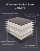 ZonLi Weighted Blanket for Adults, 60''x80'' Queen Size, 20lbs, Dark Grey - Premium Glass Beads, High Breathability, Soft and Heavy Blanket