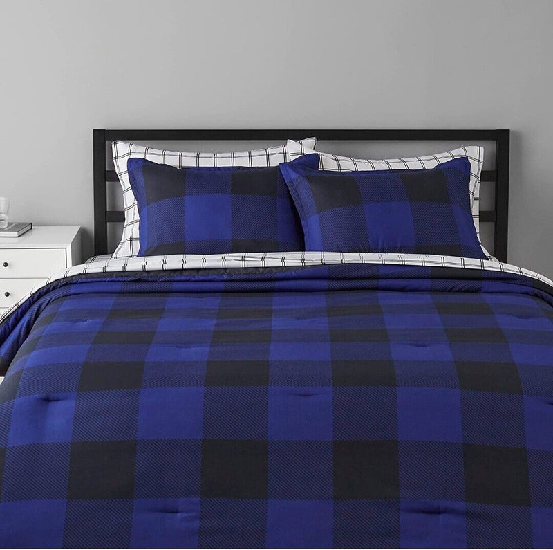 7-Piece Lightweight Microfiber Bed-in-a-Bag Comforter Bedding Set