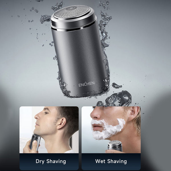 Z3 Portable Waterproof Electric Travel Shaver with 6-Blade System