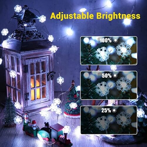 Smart USB-Powered Christmas Fairy Lights with 20 LED Lights (Three Styles)