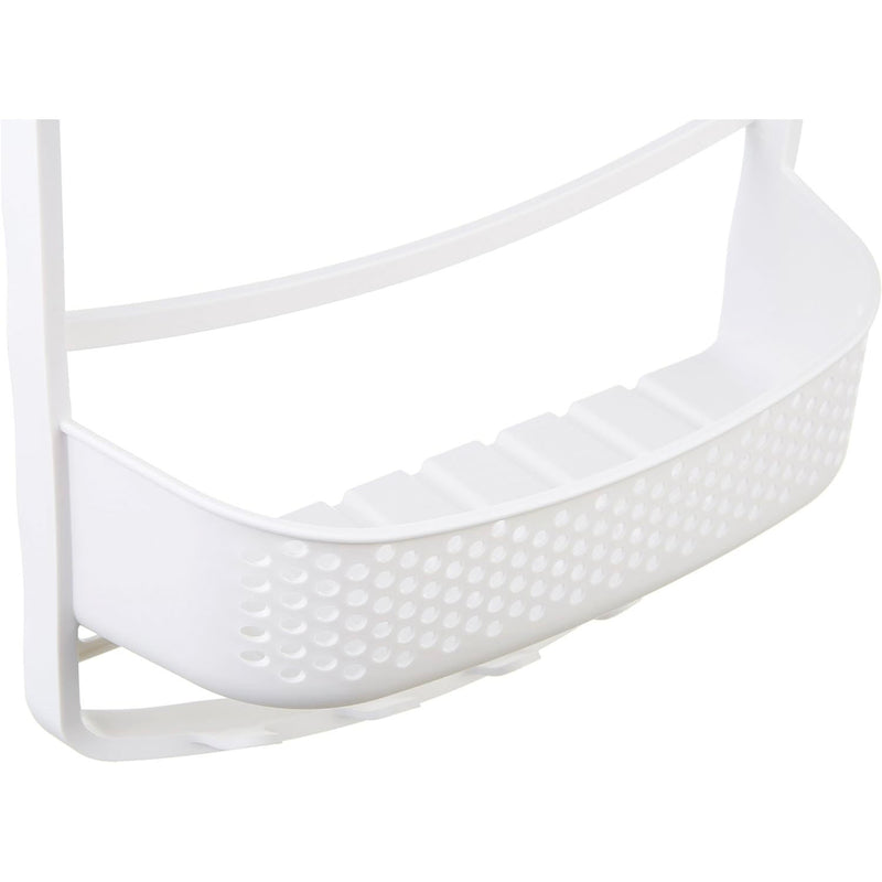 Shower Caddy with Adjustable Arms - White