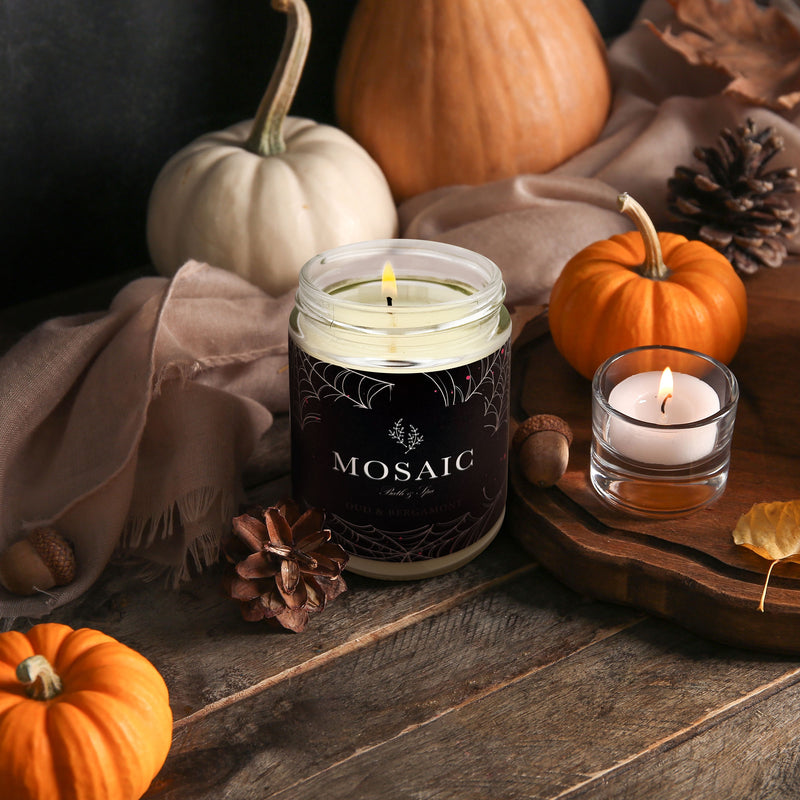 Halloween Scented Candle Combo Set, 3-Pack Scented Soy Wax Candles