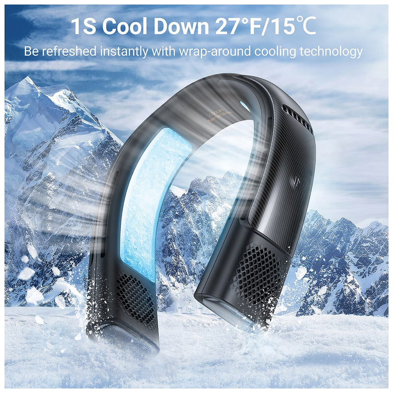 COOLIFY 2 Limited Edition Personal Bladeless 5,000 mAh Rechargeable A/C & Heater, 5-Speed