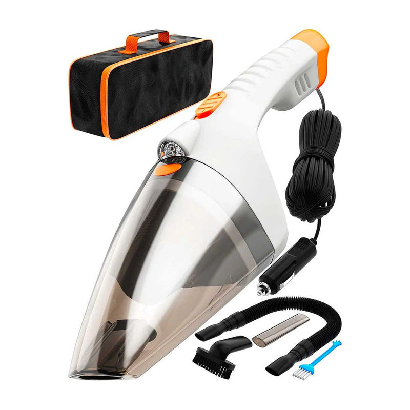 Car Vacuum Cleaner with LED Light, Double HEPA Filter, 110W High Suction  Power (Black)