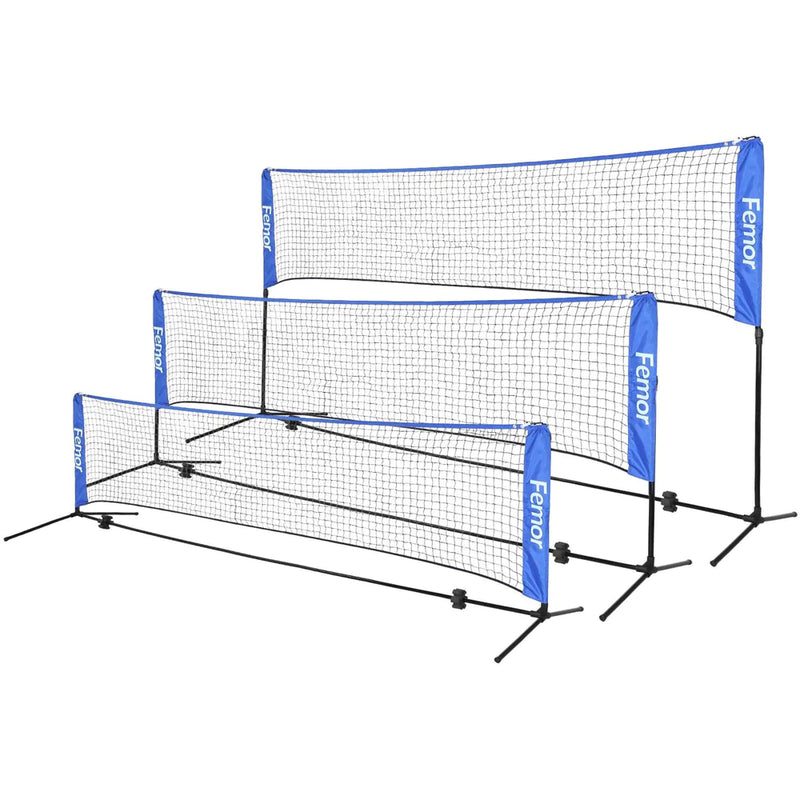 Badminton Net Set Portable with Poles Easy Setup