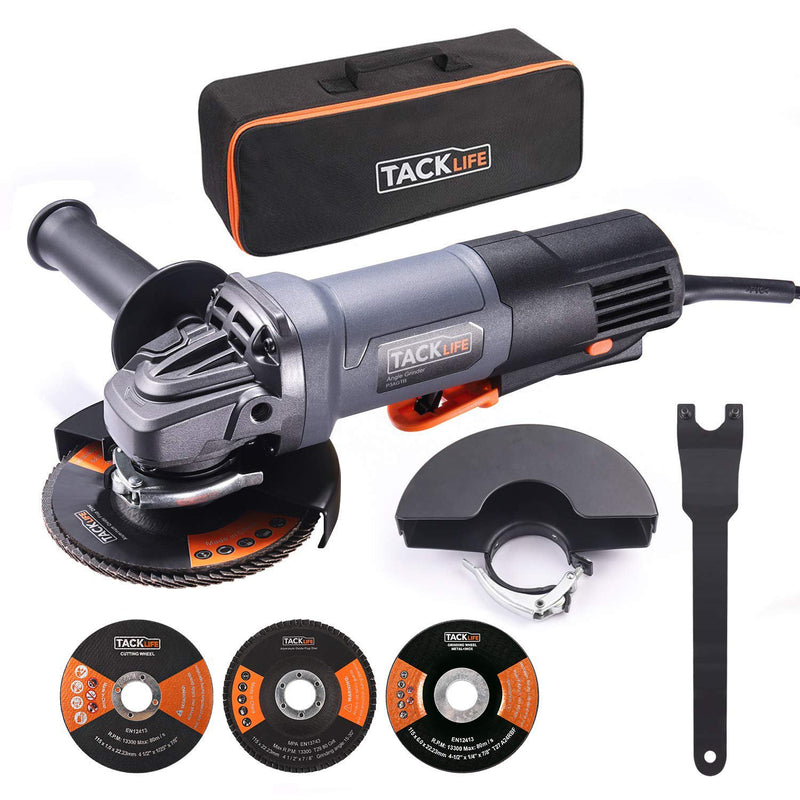 Angle Grinder, 11 Amp Grinder Tool, 4-1/2-inch Power Grinders - P3AG115 - Rack To Door