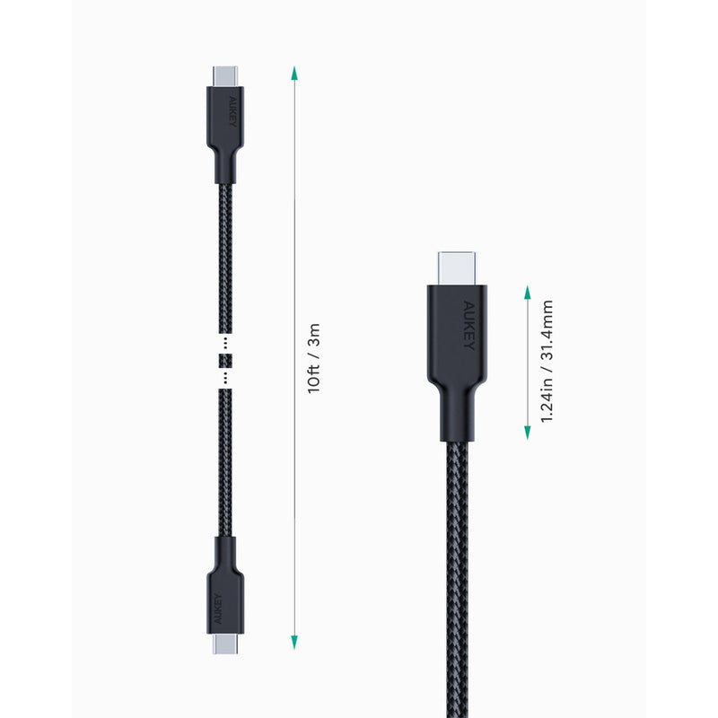 CB-CD31 Nylon USB-C to C cable