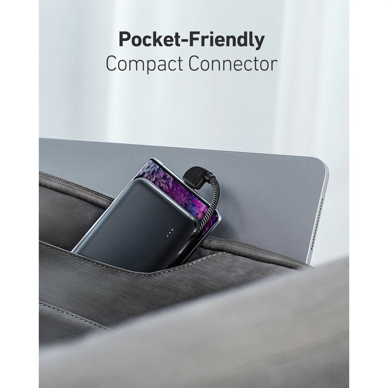 10000mAh Power Bank with Built In USB C Cable PB-N73C