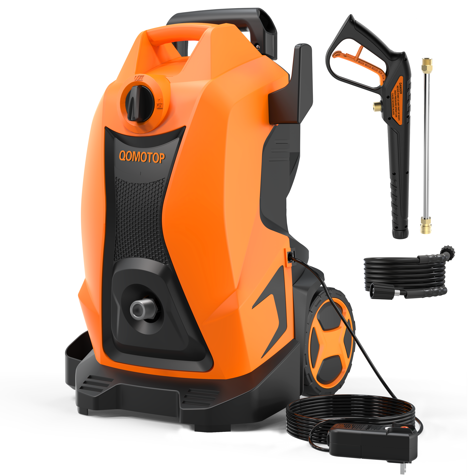 2100-PSI Electric Pressure Washer with 5 Adjustable Nozzles