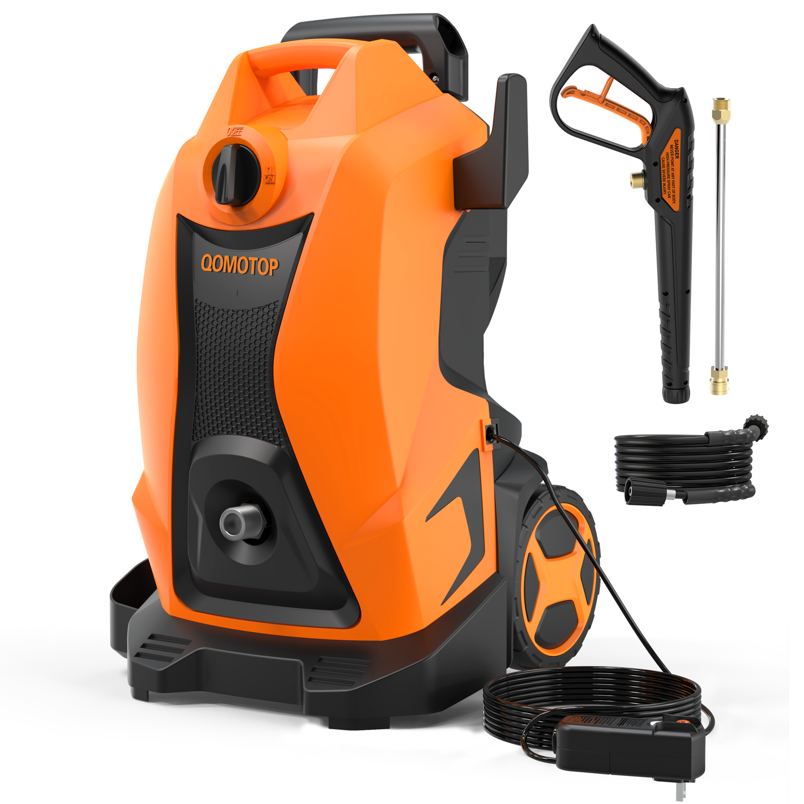 2100PSI Electric Pressure Washer with 5 Adjustable Nozzles
