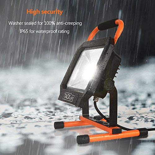 Costway 50W 5000lm LED Work Light Portable Outdoor Camping Job Site  Lighting Waterproof