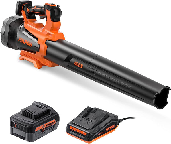 TACKLIFE 40V Cordless Leaf Blower with 4.0Ah Battery & Charger