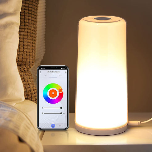 Smart Table Lamp, Bedside Lamp Work with Alexa and Google Home - Rack To Door