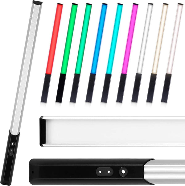 Light Wand, LED Photography Light, 1000 Lumens Adjustable 3000K-6000K, Rechargeable Battery