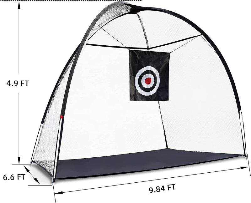 Golf Net 10x7ft, Golf Practice Hitting Training Aids Nets with Target and Carry Bag