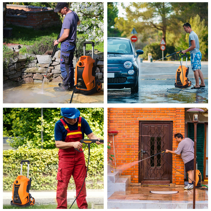 2100-PSI Electric Pressure Washer with 5 Adjustable Nozzles