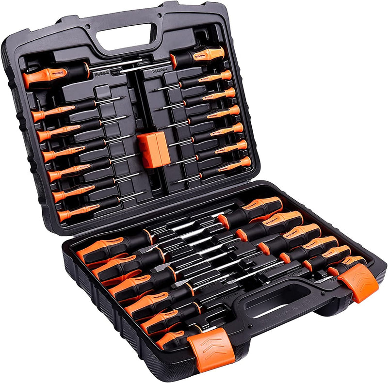 Magnetic Screwdriver Set, 27PCS Professional Screwdriver Set With Case - TLHSS1A - Rack To Door