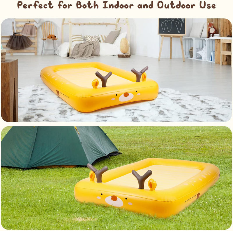 Kids Inflatable Travel Bed with Electric Air Pump