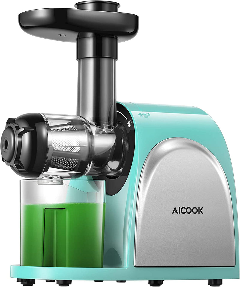 Slow Masticating Juicer with Higher Juicer Yield and Drier Pulp, BPA Free
