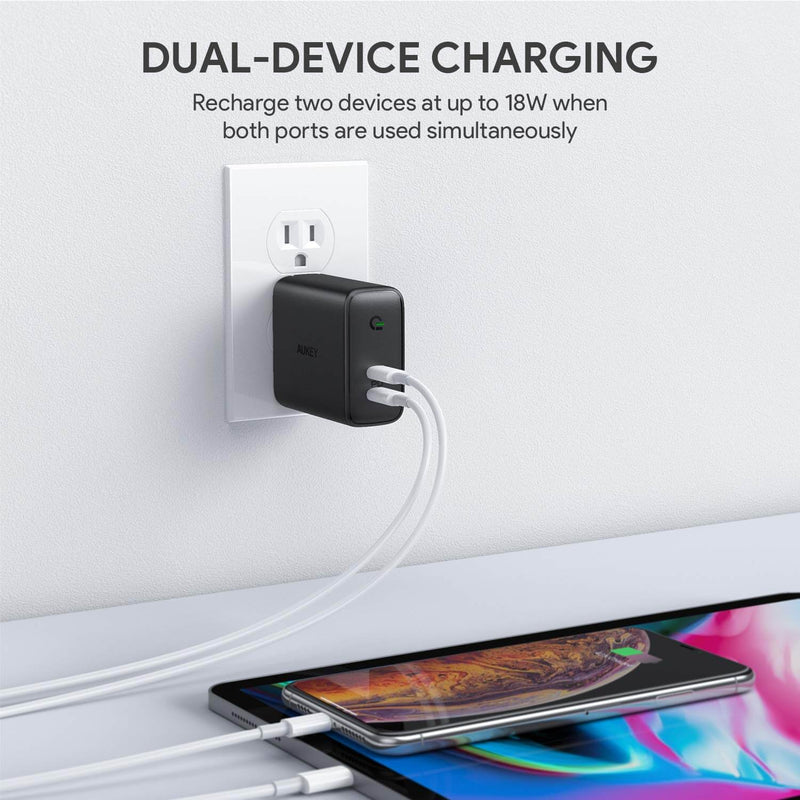 Focus Duo 36W Dual-Port PD Charger with Dynamic Detect PA-D2