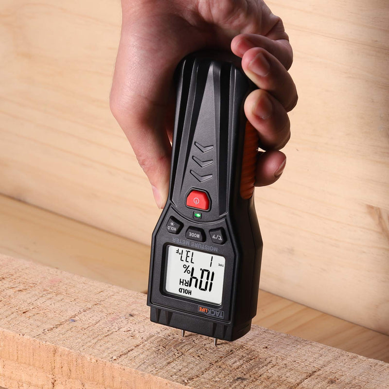 Digital Moisture Meter, Wood Building Materials Moisture Detector MWM03