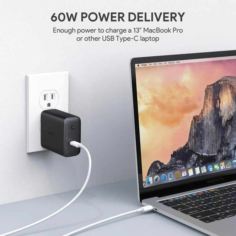 60W USB-C PD Charger with GaN Power Tech PA-D4