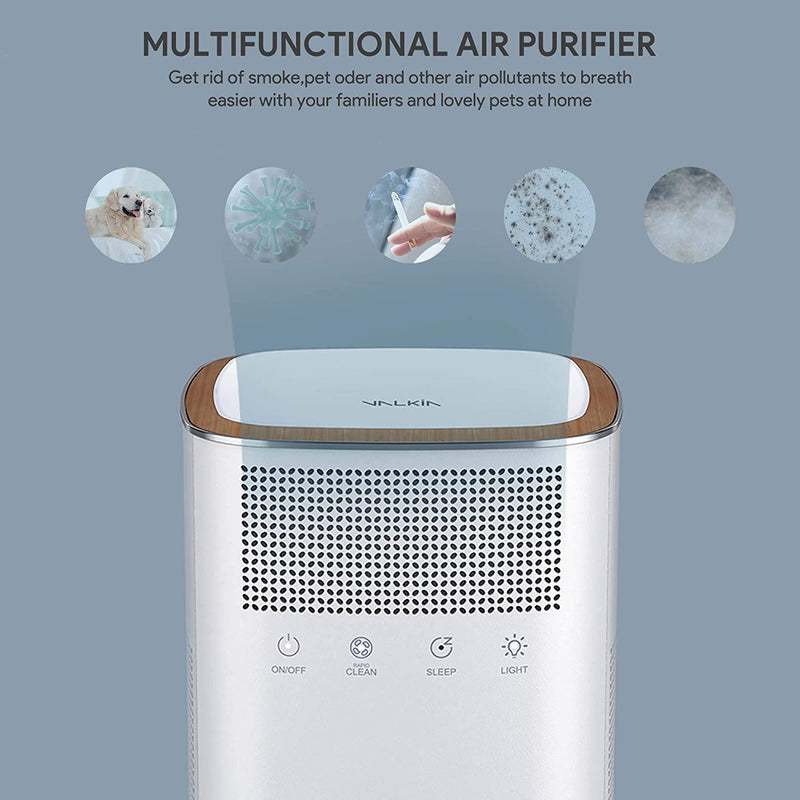 Air Purifier Replacement Filter for PU-P02, H13 True HEPA Replacement Filter, Upgraded Activated Carbon Air Cleaner Purifier Filter, Remove 99.97% Smoke Dust Odor Pollen (2 Pieces)