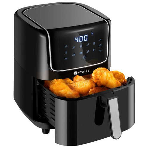 Air Fryer 6.8QT with LED Touch Screen, 8 Presets Auto Shut Off Palla
