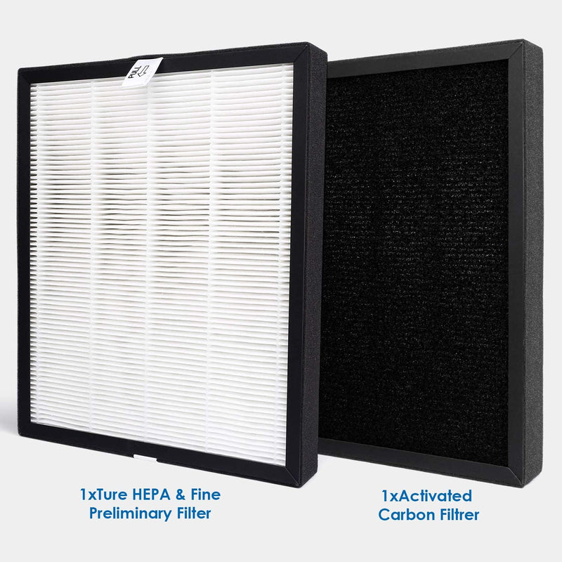 True HEPA Filter- Active Carbon & BS-10 Air Purifier Replacement