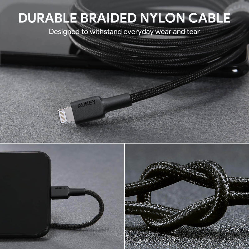 Impulse Lightning Nylon Braided Cable (6.6ft) CB-AL05